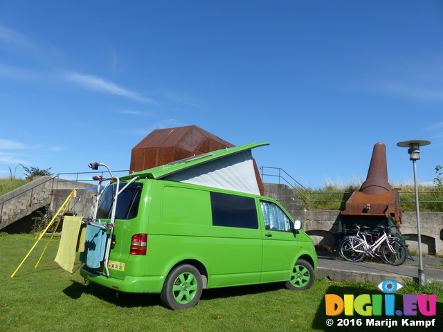 FZ031769 Campervan by big guns in fort